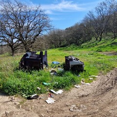 carcasse di auto abbandonate nelle campagne di Andria