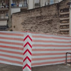 Demolizione rudere di via Trani angolo via Ennio