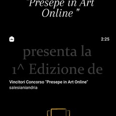 "Presepe in Artonline": premiazione presso l'Oratorio Salesiano