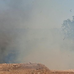 incendio in contrada San Vittore