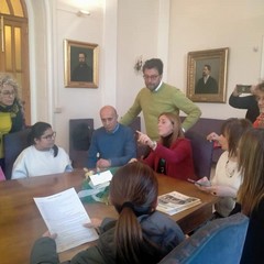 Incontro della Sindaca di Andria con gli alunni della scuola Media "Vaccina"