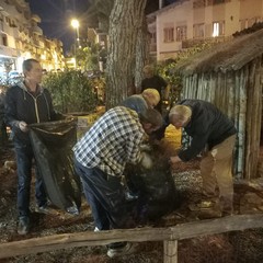 tornano pulite le aiuole di via Morelli angolo via Londra