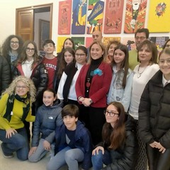 Incontro della Sindaca di Andria con gli alunni della scuola Media "Vaccina"