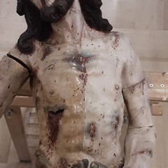 Le fasi del restauro della statua della Pietà