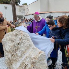 Stele in memoria delle Vittime del Covid al Cimitero