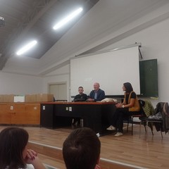 Don Riccardo Agresti ospite della prof.ssa Antonia Rubini