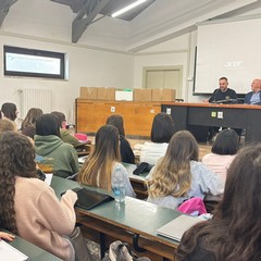 Don Riccardo Agresti ospite della prof.ssa Antonia Rubini