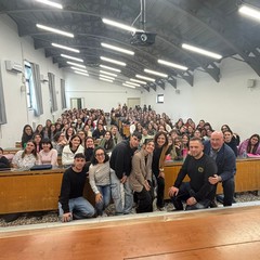 Don Riccardo Agresti ospite della prof.ssa Antonia Rubini