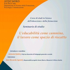 Don Riccardo Agresti ospite della prof.ssa Antonia Rubini