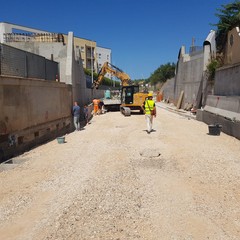 lavori stradali su via Bisceglie