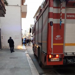 piccolo incendio in via Cavallotti