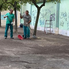 Bonificata l'area retrostante mercatino rionale di viale Virgilio