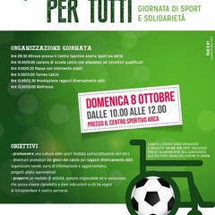 VIRTUS ANDRIA MANIFESTO INIZIATIVA BENEFICA