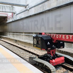 Il ministro Matteo Salvini ad Andria per il sopralluogo tecnico alla nuova stazione centrale