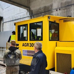 Il ministro Matteo Salvini ad Andria per il sopralluogo tecnico alla nuova stazione centrale