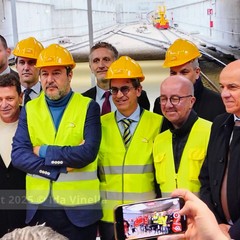 Il ministro Matteo Salvini ad Andria per il sopralluogo tecnico alla nuova stazione centrale