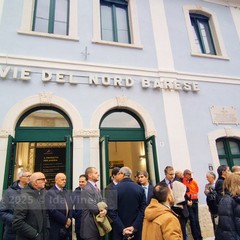 Il ministro Matteo Salvini ad Andria per il sopralluogo tecnico alla nuova stazione centrale