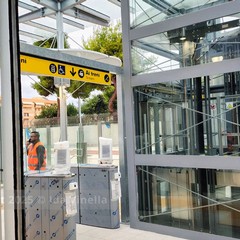 Il ministro Matteo Salvini ad Andria per il sopralluogo tecnico alla nuova stazione centrale