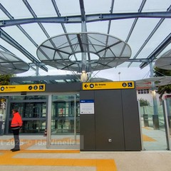 Il ministro Matteo Salvini ad Andria per il sopralluogo tecnico alla nuova stazione centrale