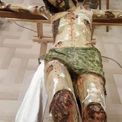 Foto durante il restauro