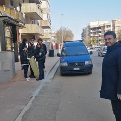 Gli studenti del Liceo Classico "Carlo Troya" Andria e il professore Tibberio Di Bari