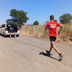 L'atleta Francesco Fortunato per AVIS Provinciale BAT - backstage