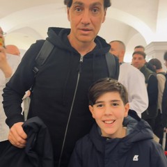 Alessandro Nesta insieme ad Enrico Casiero, figlio di Francesco Casiero