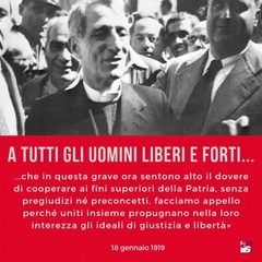 Ricordo della nascita del Partito Popolare