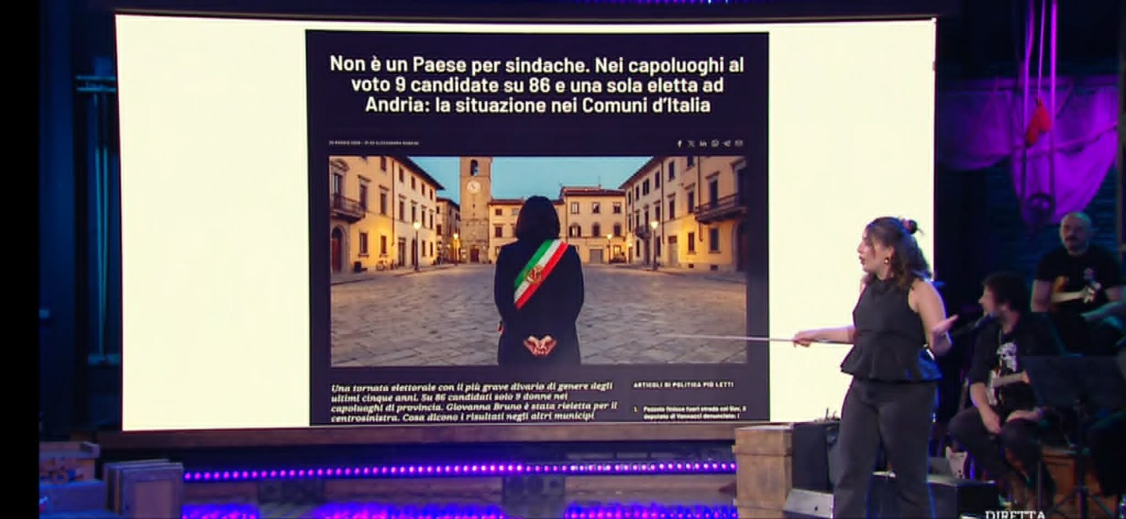 Giovanna Bruno come Harry Potter, il siparietto di Propaganda Live su La7