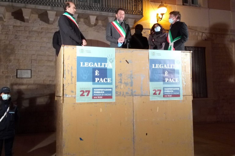 Anche Andria partecipa a Corato alla Marcia per la Legalità, per dire No alla violenza