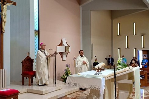 Celebrazione del Corpus Domini alla chiesa di San Riccardo