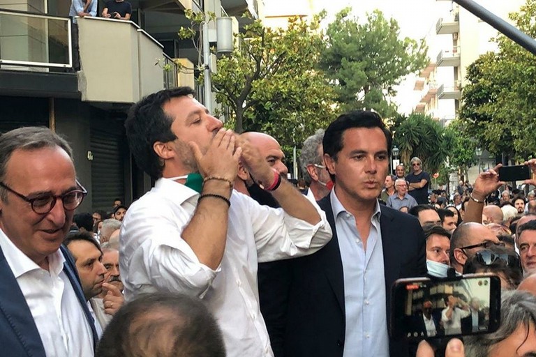 Manifestazione della Lega Puglia