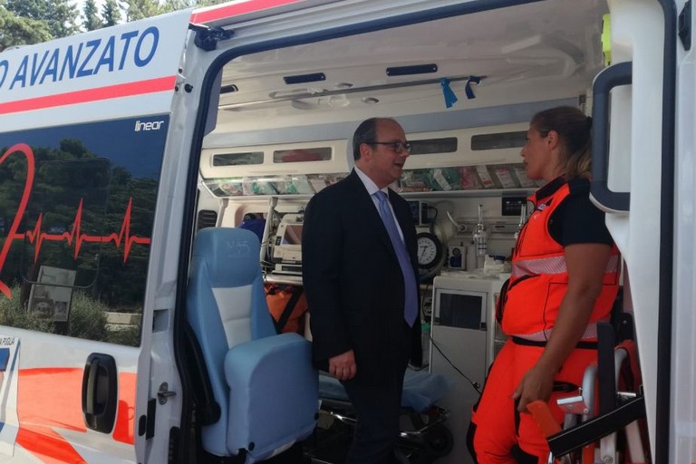 a Castel del Monte il servizio 118 attivato dalla Asl Bt in collaborazione con il Parco dell'Alta Murgia