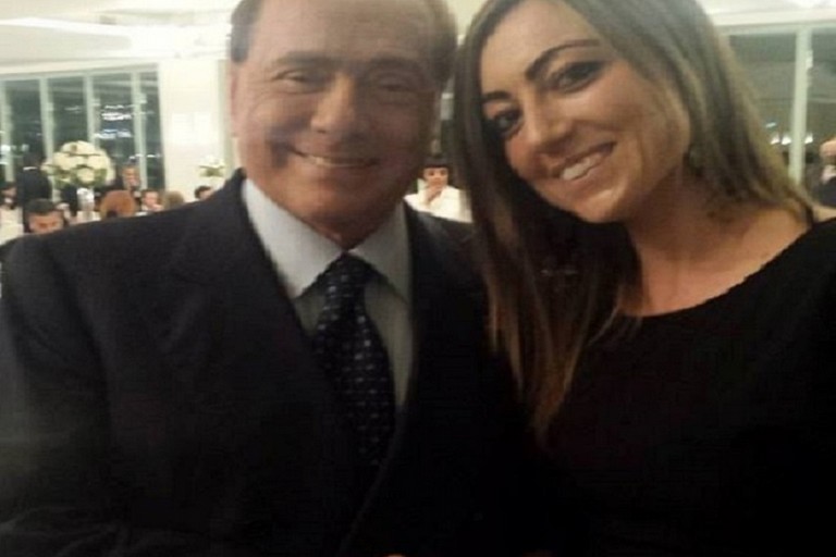 Alessandra Di Chio con il Presidente Berlusconi