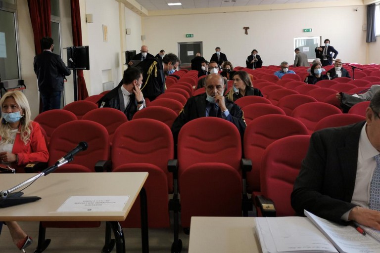 Processo strage ferroviaria: udienza oratorio Sant' Annibale di Francia