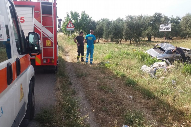 incidente stradale sulla sp n. 1, ex sp 231