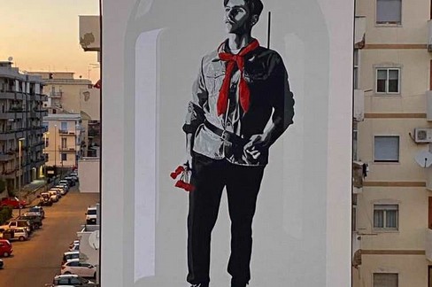 Un nuovo murale di Daniele Geniale per celebrare il 25 Aprile