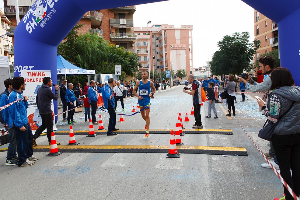 L'arrivo del primo classificato. <span>Foto Riccardo Di Pietro</span>