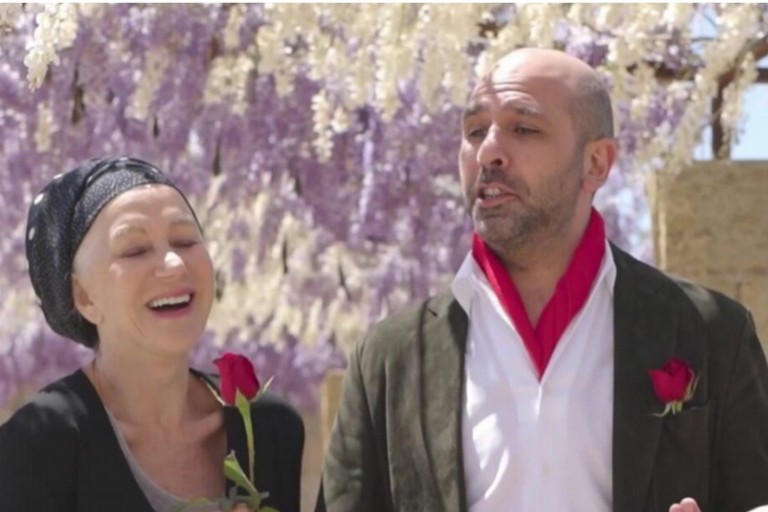 Hellen Mirren e Checco Zalone