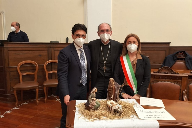 Mons. Giovani Massaro accolto a Palazzo di Città