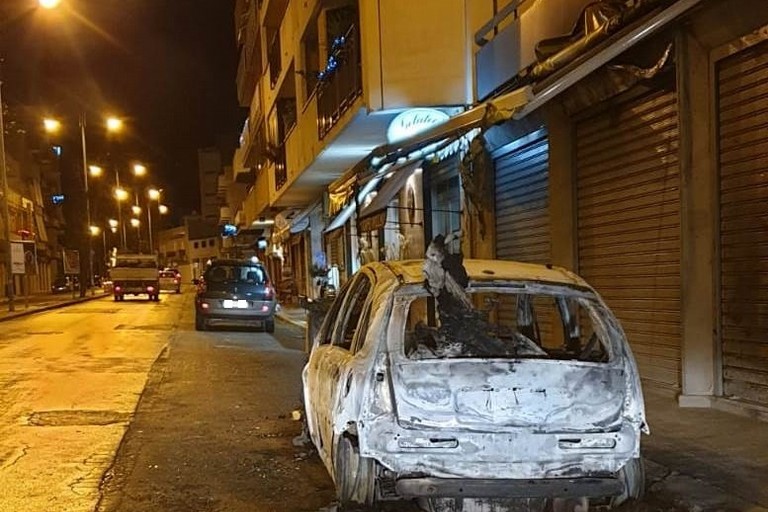 incendio in via Puccini