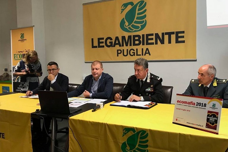 Legambiente illegalità Ambientale, Puglia al terzo posto in classifica
