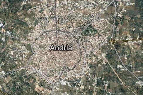 Andria vista dal satellite