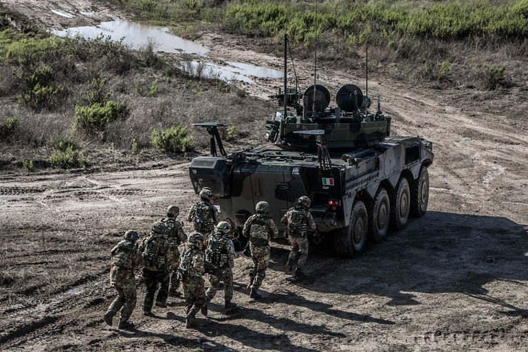 militari dell'Esercito in addestramento