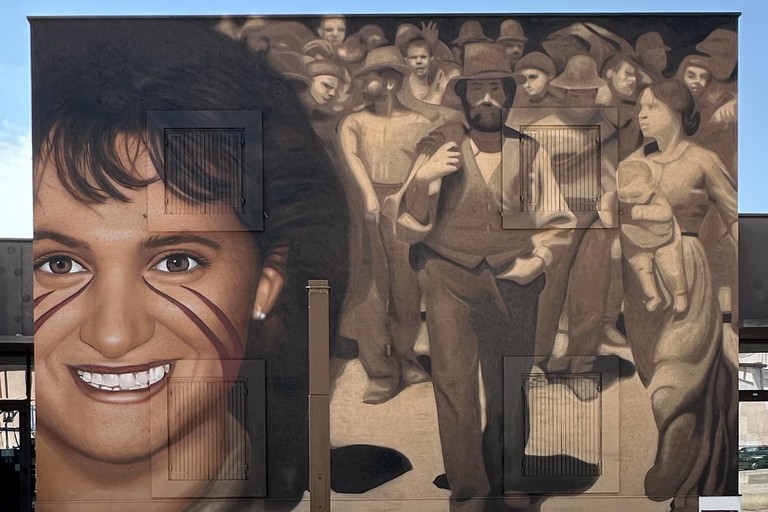 Il murale di Jorit per Paola Clemente