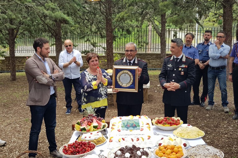 Il congedo del Tenente dei Carabinieri Giosuè Bonfardino