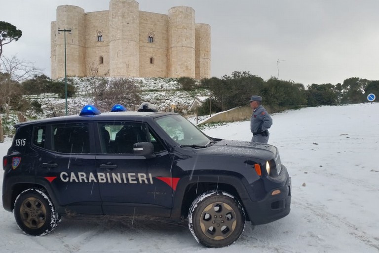 Castel del Monte innevato