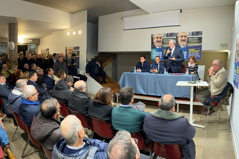 incontro elettorale con Michele Emiliano