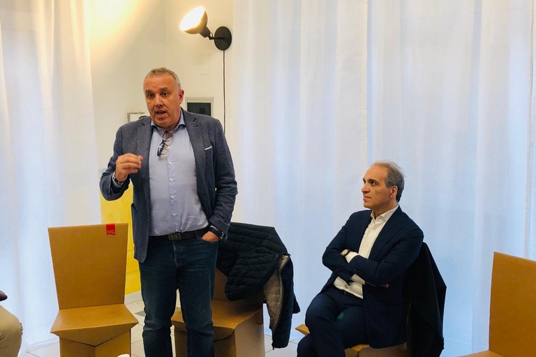 da sx Sabino Zinni ed Alfonso Pisicchio