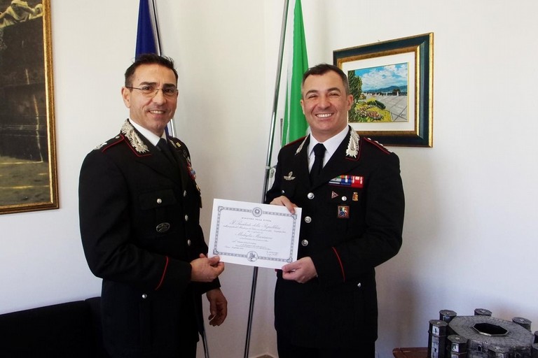 Lascia il servizio attivo il Maggiore dei Carabinieri Andrea Aiello